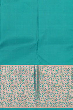 Image of South Silk Coral Pink Saree