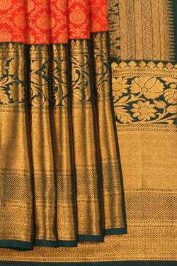 Image of Kanchipattu Brocade Red Saree