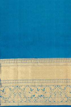 Image of Kanchipattu Brocade Orange Saree