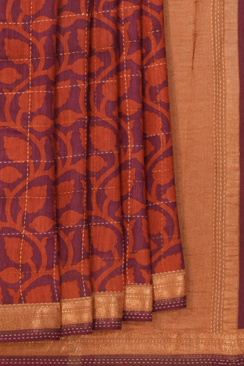 Tussar Silk Printed Saree