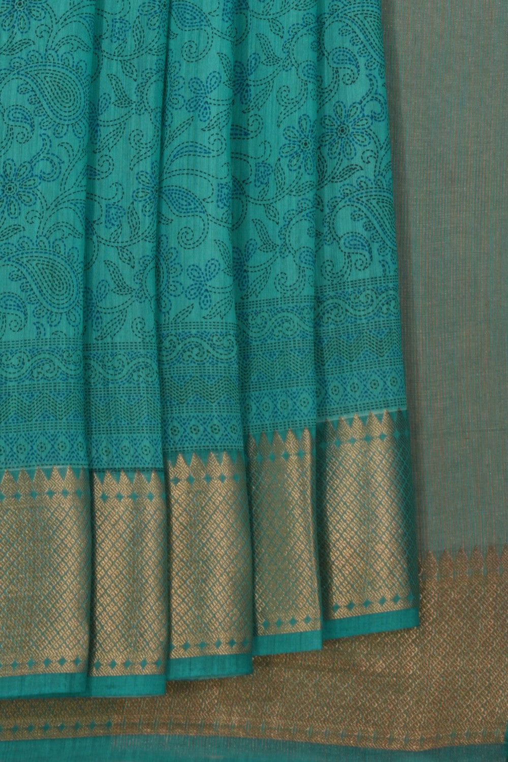 Tussar Silk Printed Saree