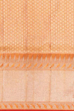 Image of Kanchipattu Tissue Brocade Gold Saree