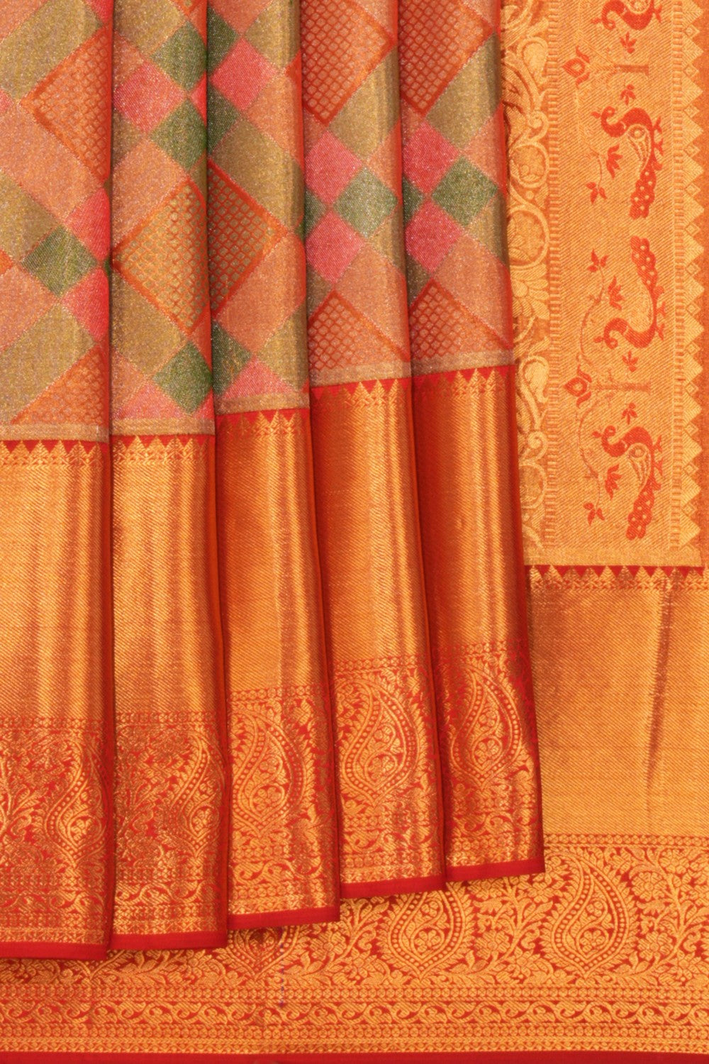 Kanchipattu Tissue Brocade Saree