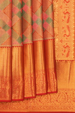 Image of Kanchipattu Tissue Brocade Saree