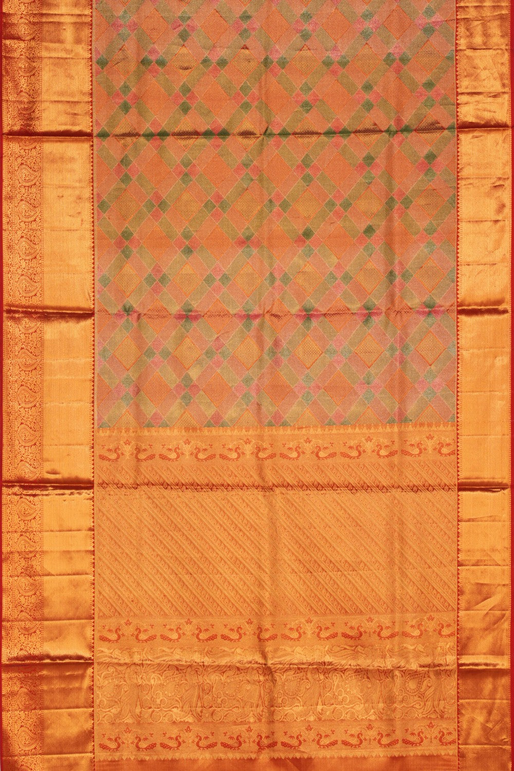 Kanchipattu Tissue Brocade Saree