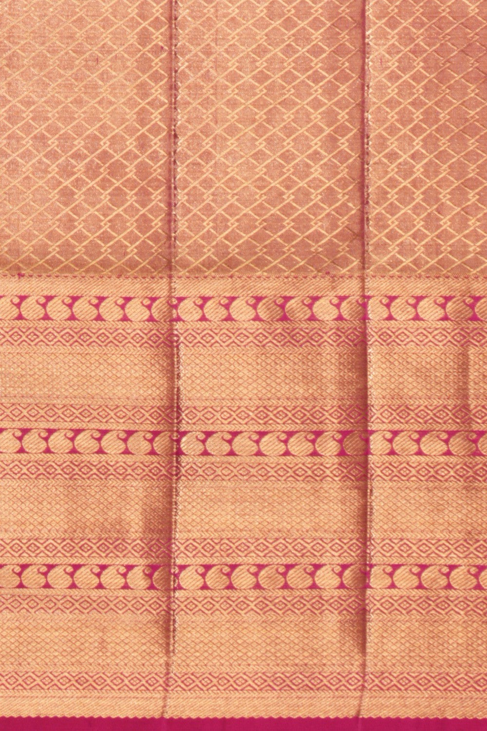 Kanchipattu Tissue Brocade Gold Saree