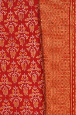 Image of Kanchipattu Brocade Red Saree