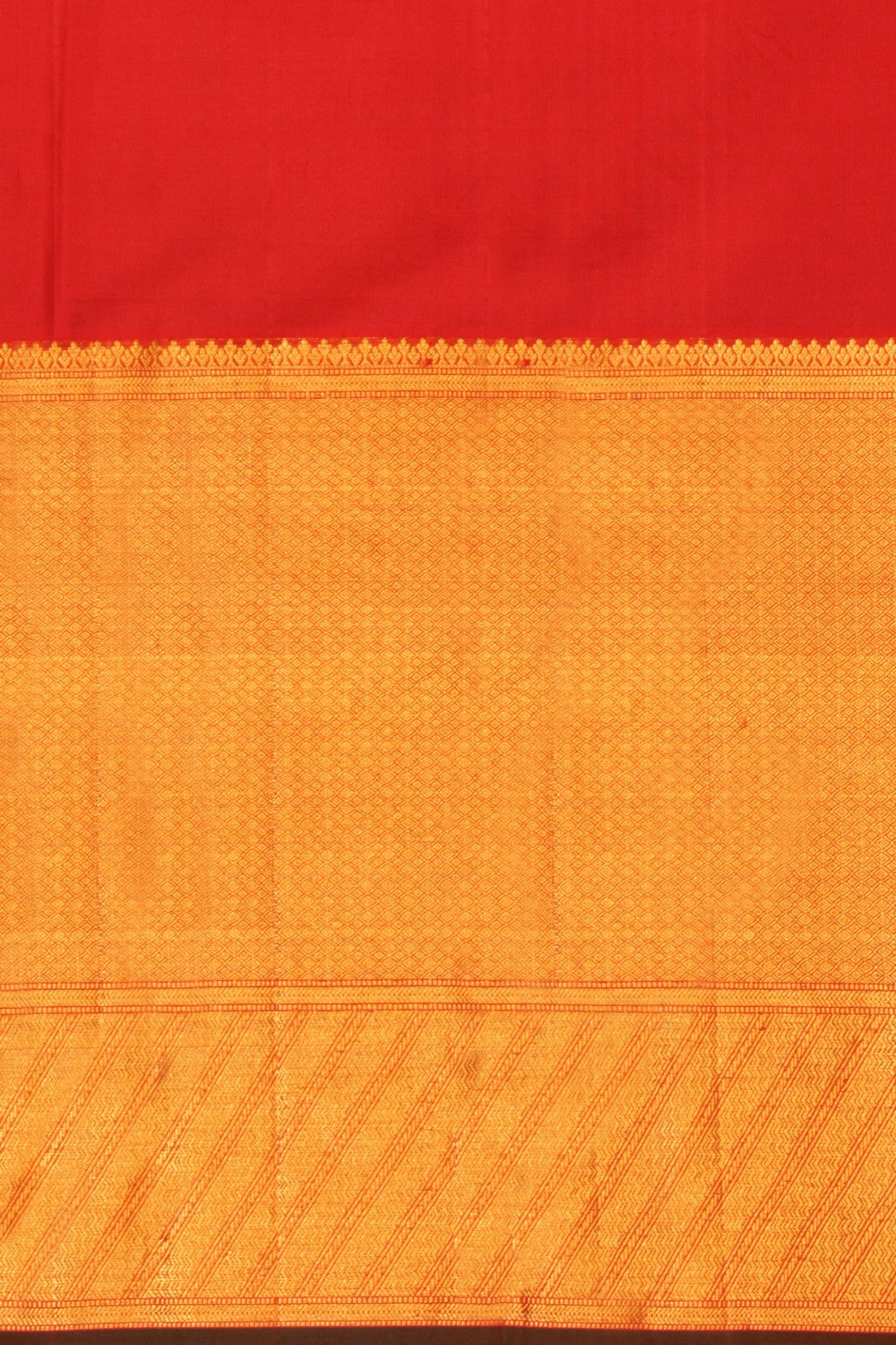 Kanchipattu Brocade Red Saree