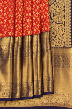 Image of Kanchipattu Brocade Red Saree