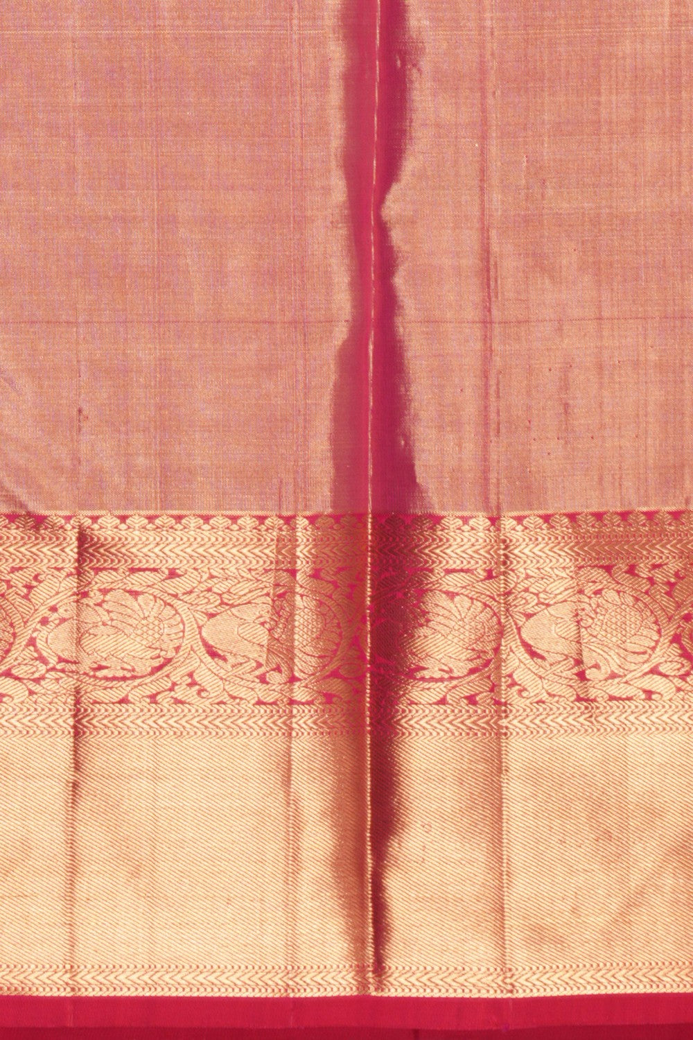 Kanchipattu Tissue Brocade Off-White Saree