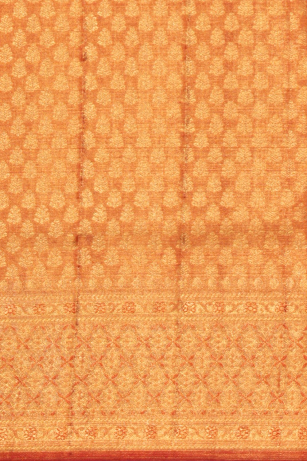 Kanchipattu Tissue Brocade Gold Saree