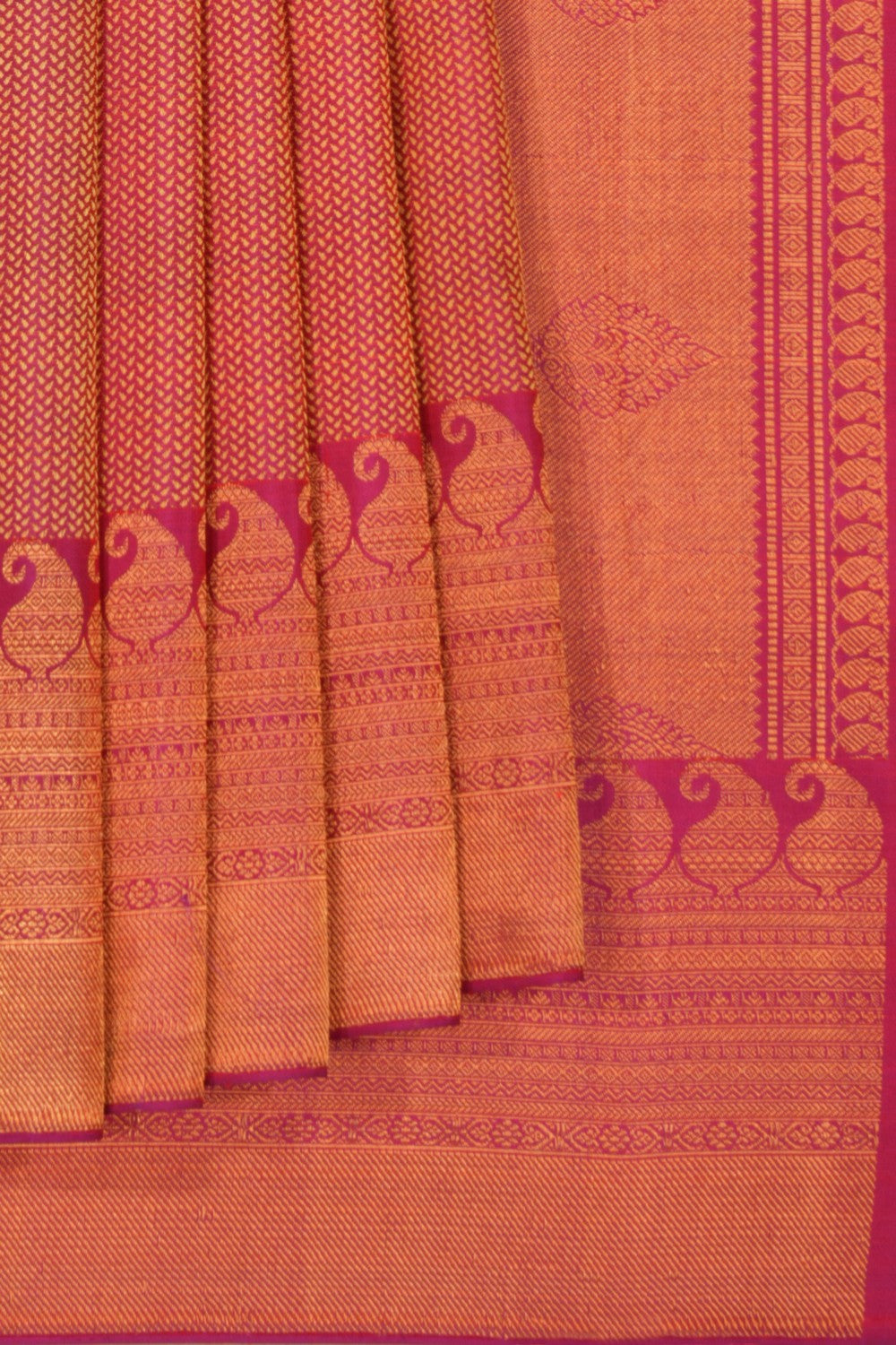 Kanchipattu Brocade Pink Saree