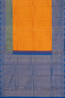 Image of Kanchipattu Brocade Yellow Saree