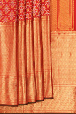 Image of Kanchipattu Brocade Red Saree