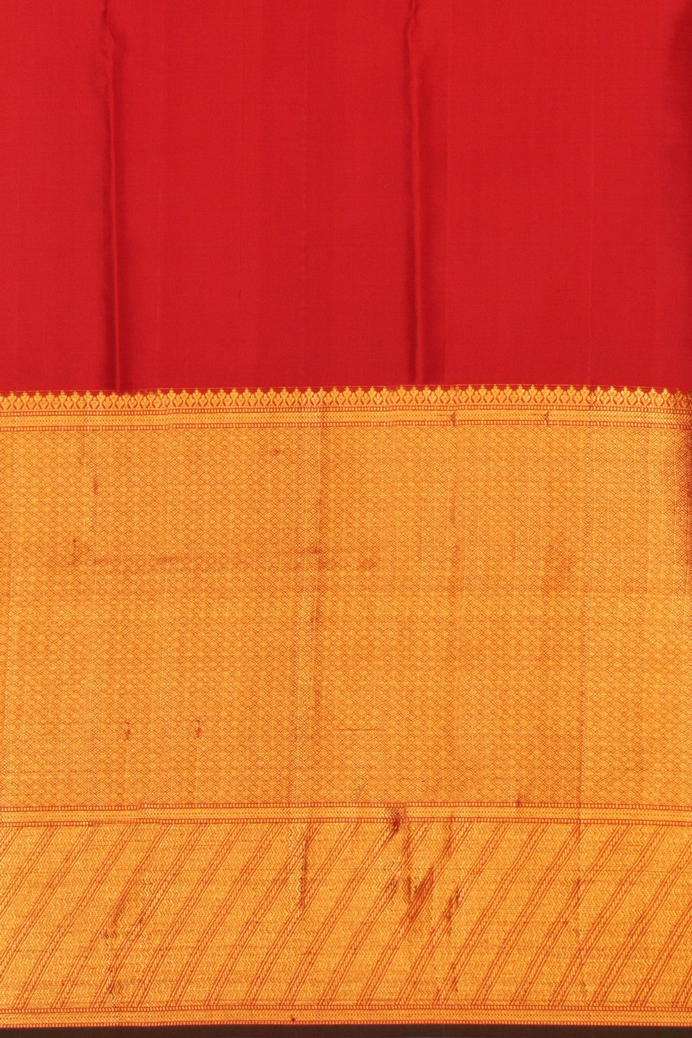 Kanchipattu Brocade Red Saree