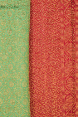 Image of Kanchipattu Brocade Sea Green Saree