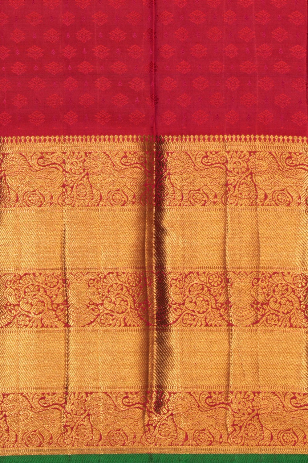 Kanchipattu Brocade Sea Green Saree