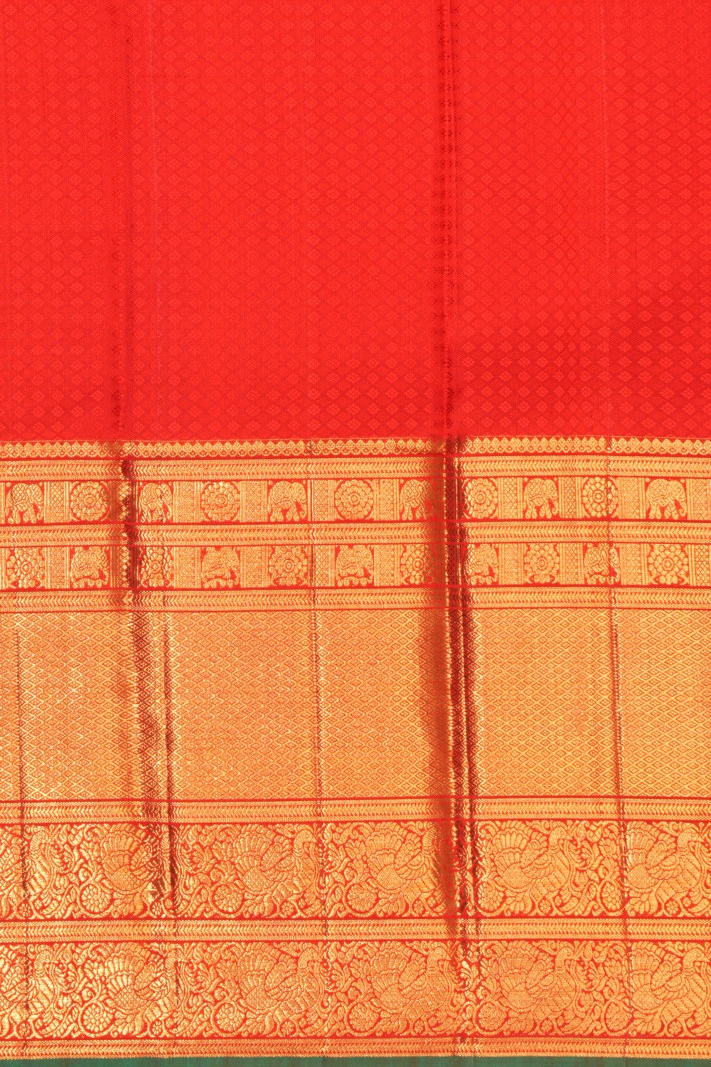 Kanchipattu Brocade Red Saree