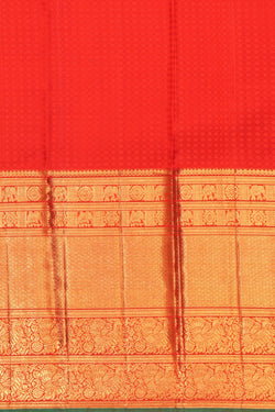 Image of Kanchipattu Brocade Red Saree