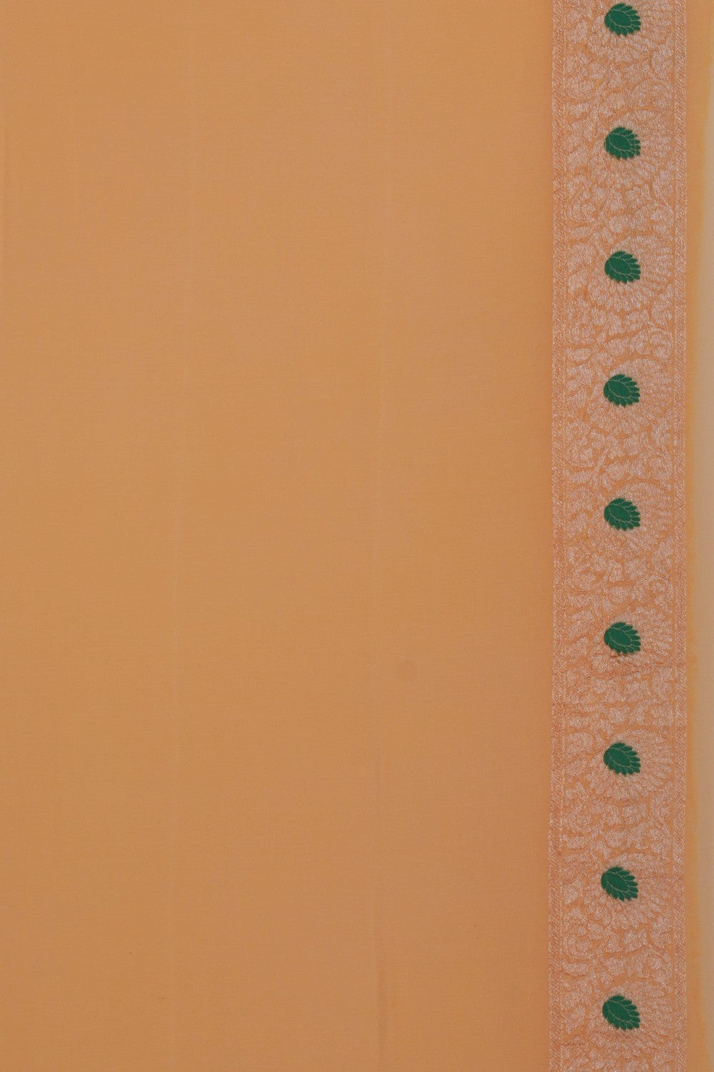 Image of Banarasi Georgette Yellow Saree