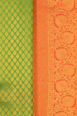 Image of Kanchipattu Brocade Green Saree