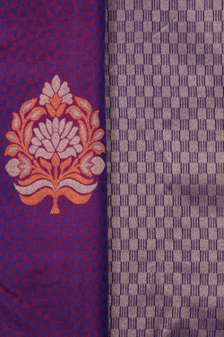 Image of South Silk Purple Saree