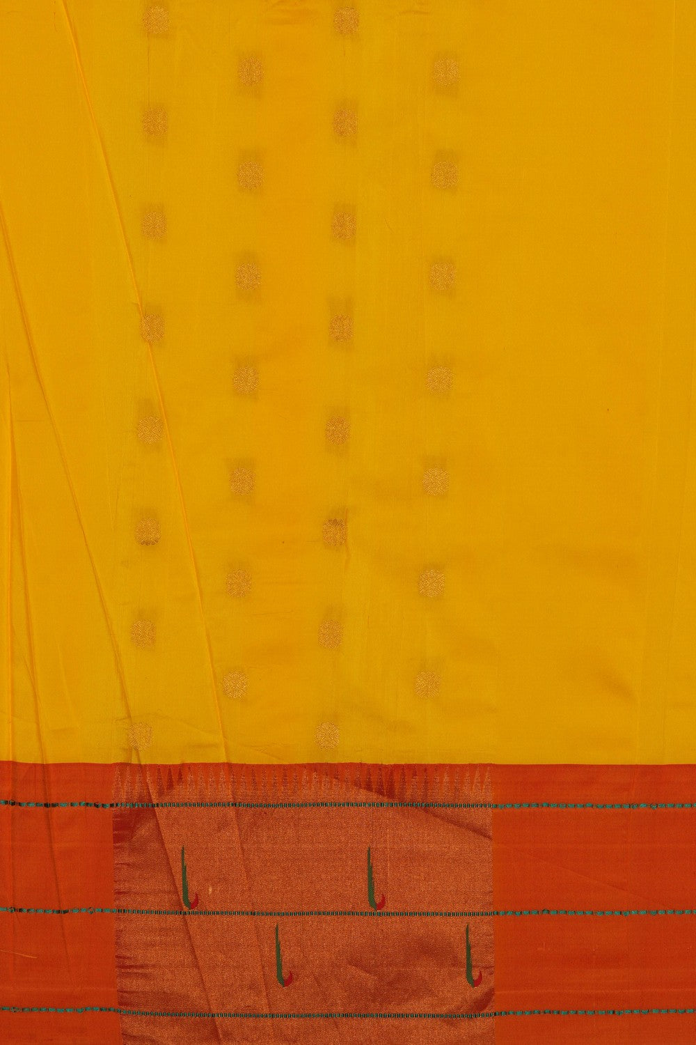 Image of Paithani Yellow Saree