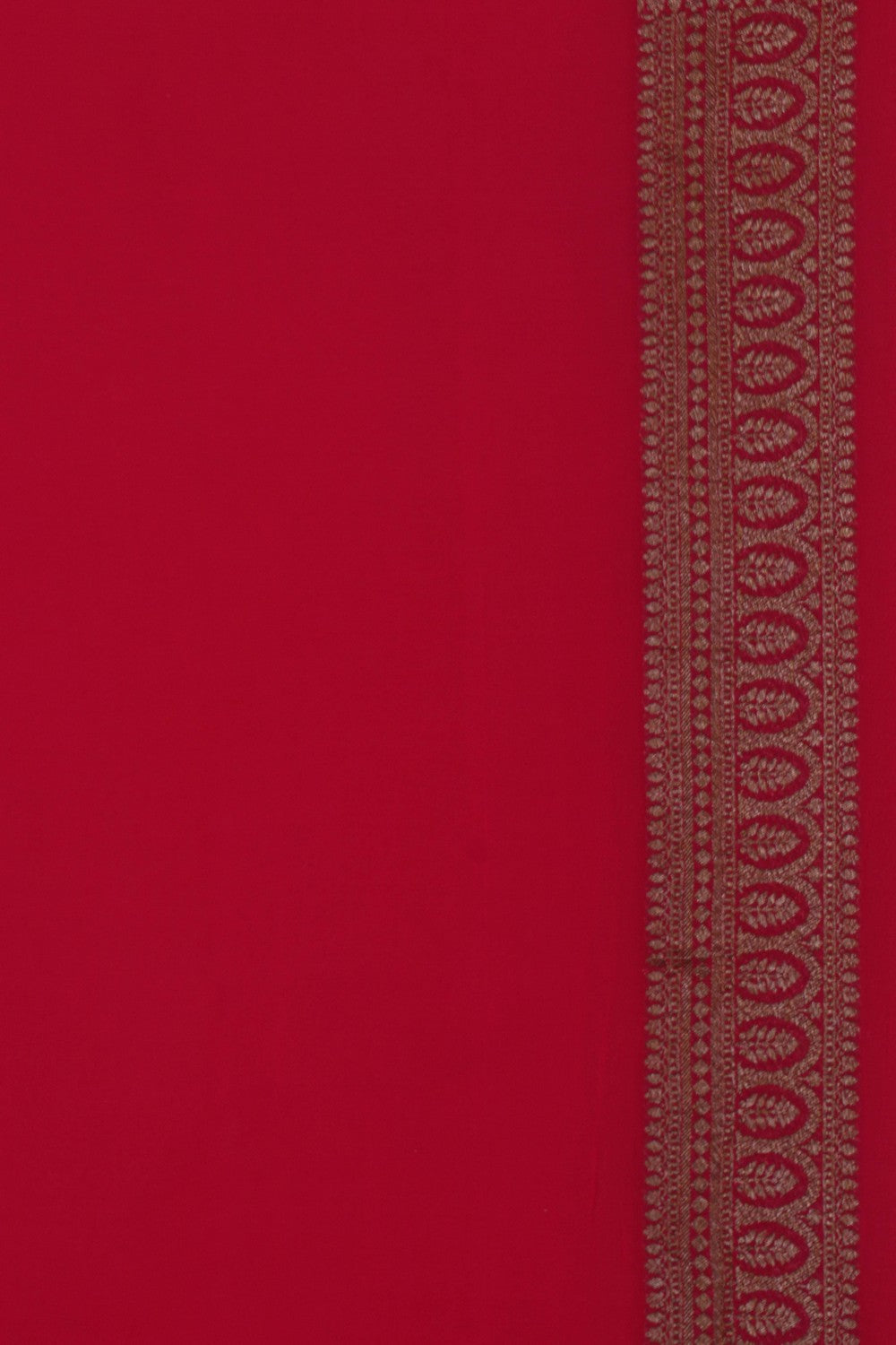 Image of Banarasi Georgette Off-White Saree