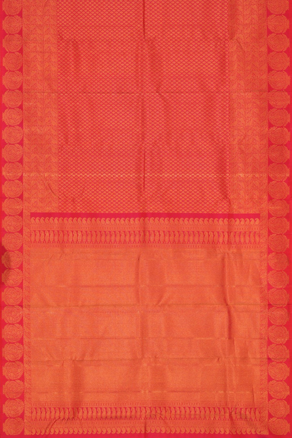 Kanchipattu Brocade Red Saree