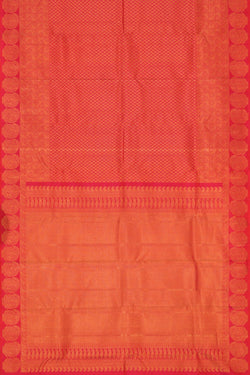 Image of Kanchipattu Brocade Red Saree