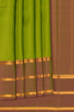 Image of Kanchipuram Silk Green Saree