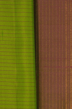 Image of Kanchipuram Silk Green Saree