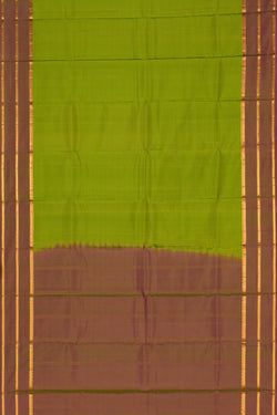 Image of Kanchipuram Silk Green Saree