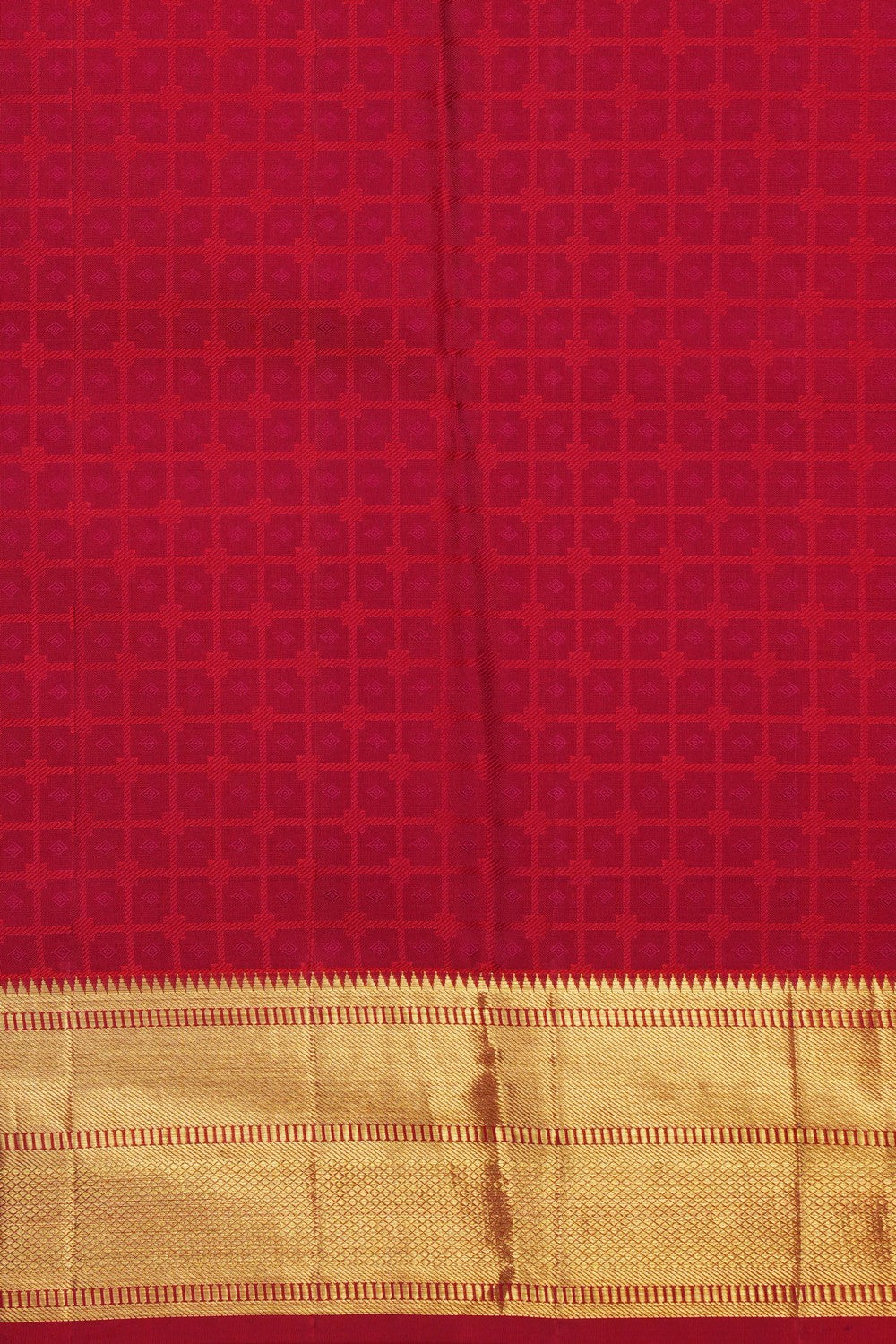 Image of Kanchipattu Brocade Red Saree