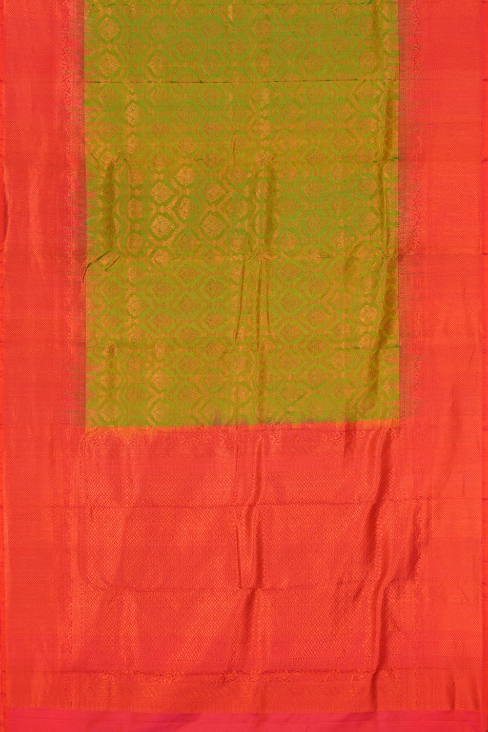 South Silk Green Saree