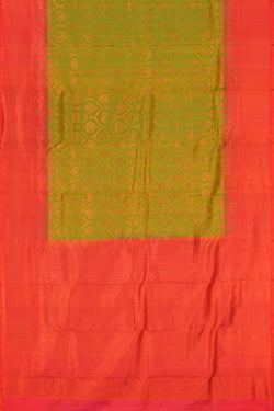 Image of South Silk Green Saree