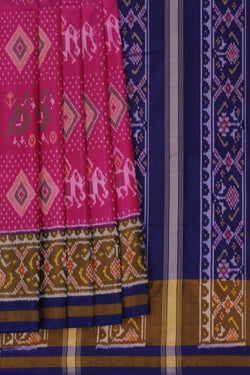 Image of Rajkot Patola Pink Saree