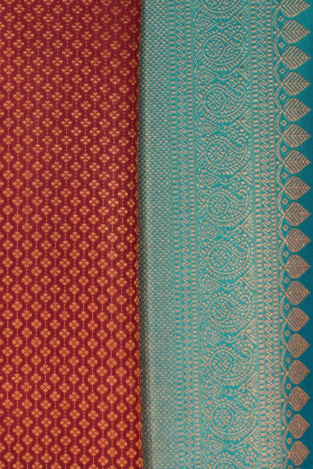 Image of Kanchipattu Brocade Maroon Saree