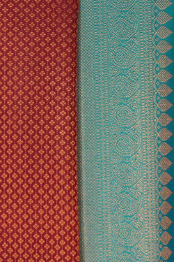 Image of Kanchipattu Brocade Maroon Saree