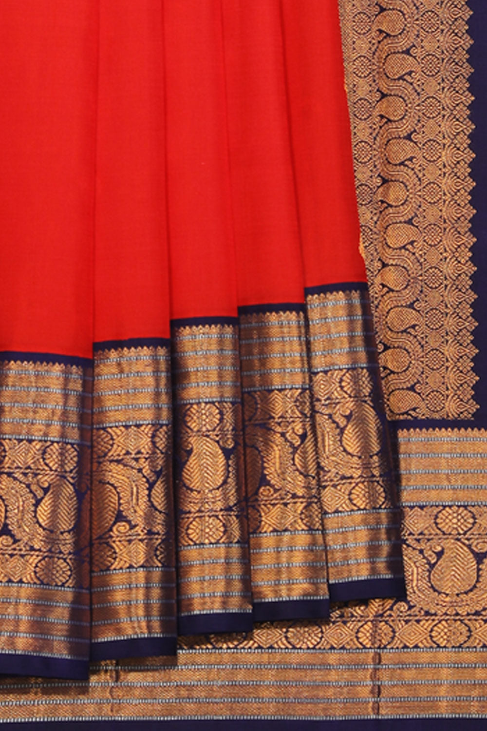 Collection of Arani-Silk Red Saree in a gallery layout