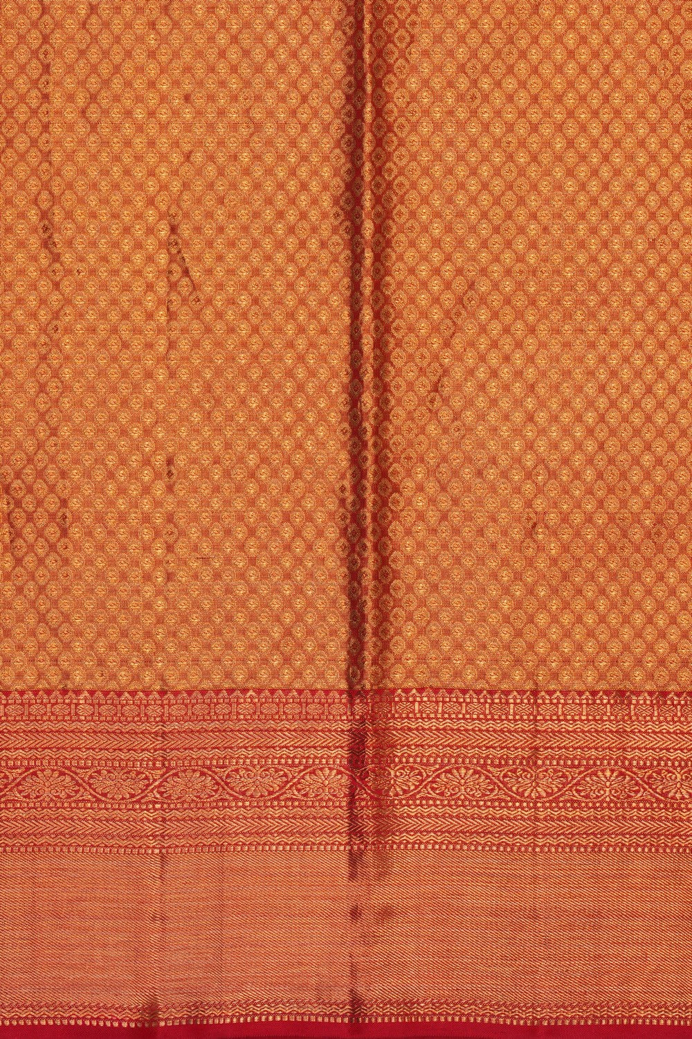 Image of Kanchipattu Tissue Brocade Gold Saree