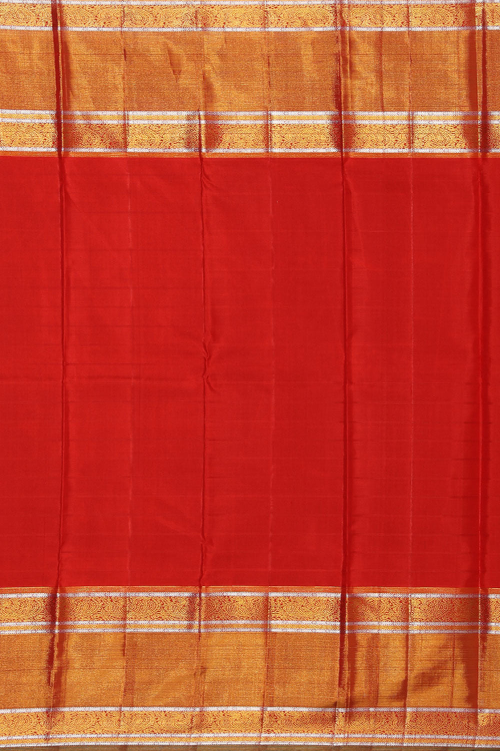 Collection of Arani-Silk Maroon Saree in a gallery layout