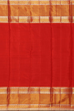 Image of Arani-Silk Maroon Saree