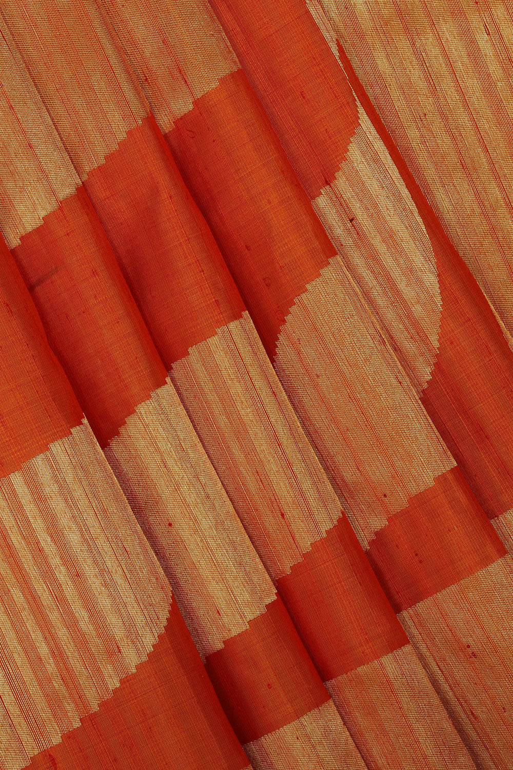 Kanchipattu Orange Saree