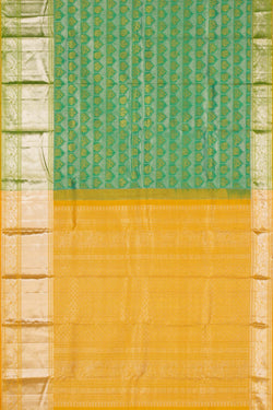 Image of Kanchipattu Brocade Sea Green Saree