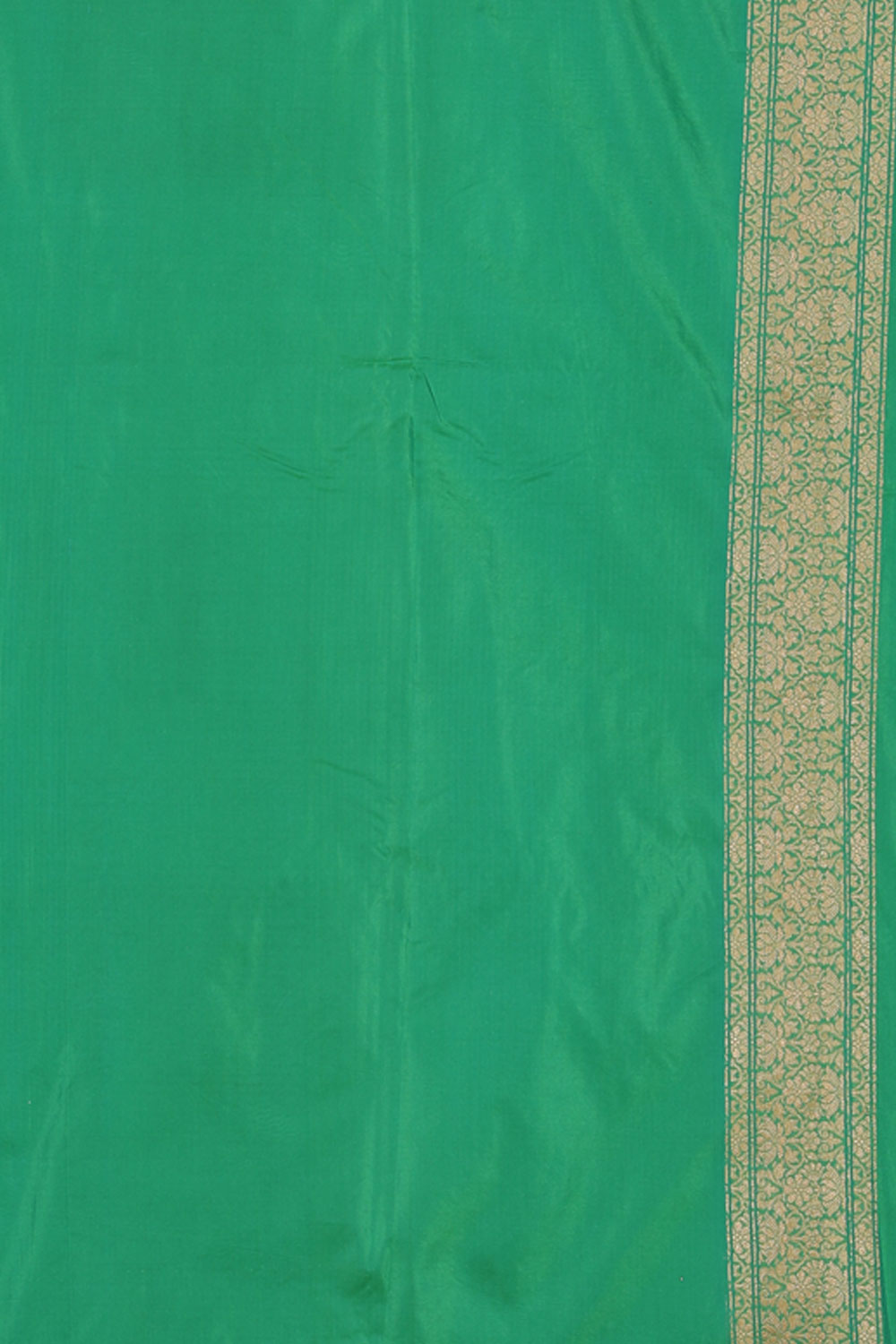 Image of Banarasi-Silk, Sea Green Saree