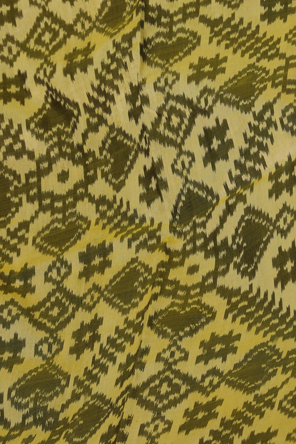 Image of Pochampally-Silk Moss-Green Saree