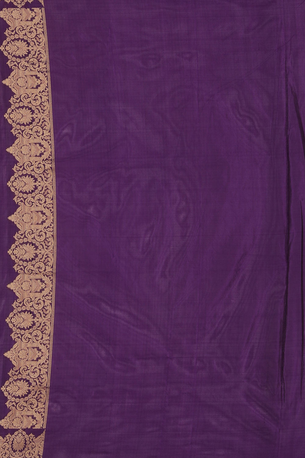 Banarasi-Silk, Violet Saree