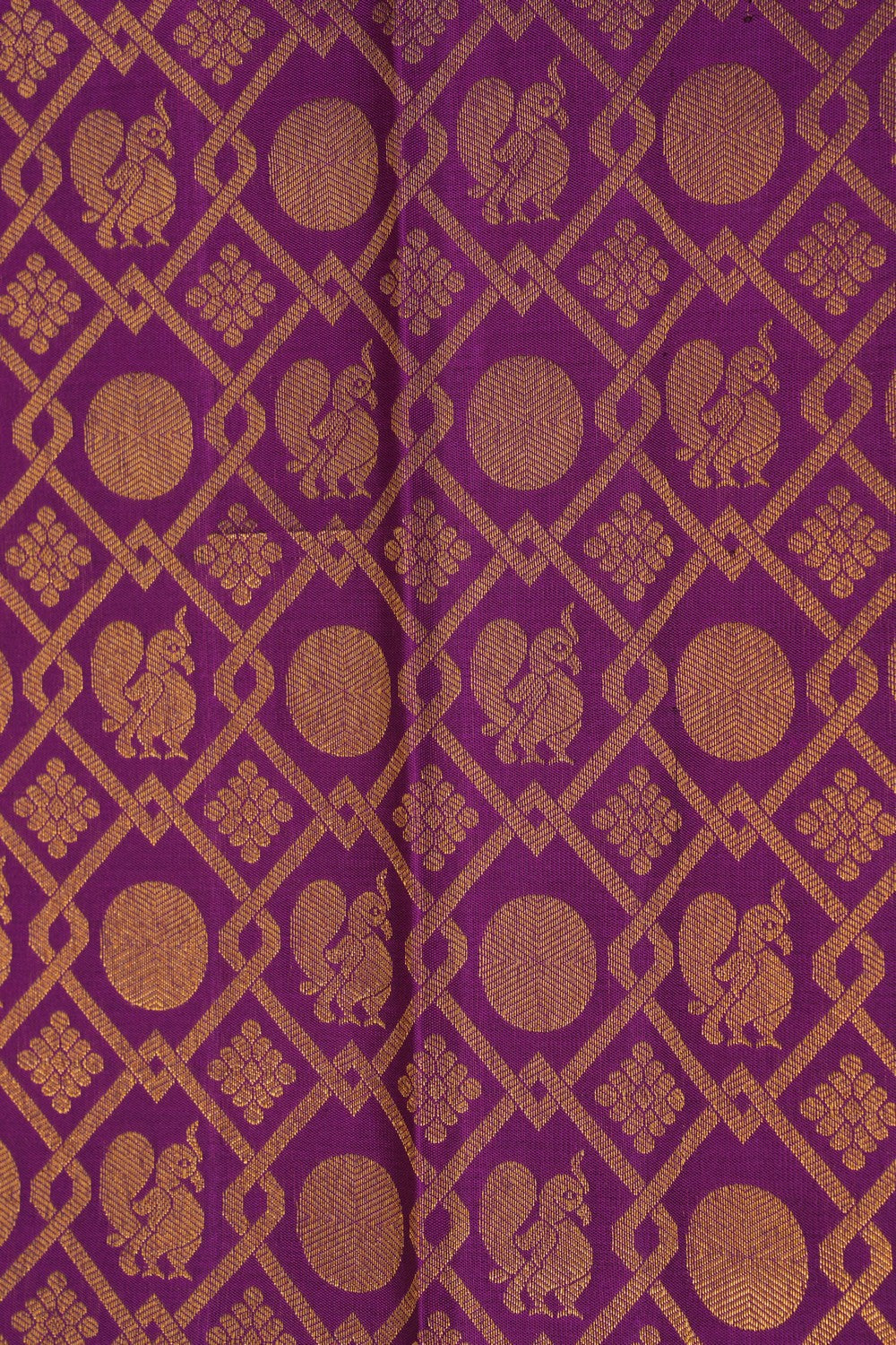 Image of Kanchipattu Brocade Purple Saree