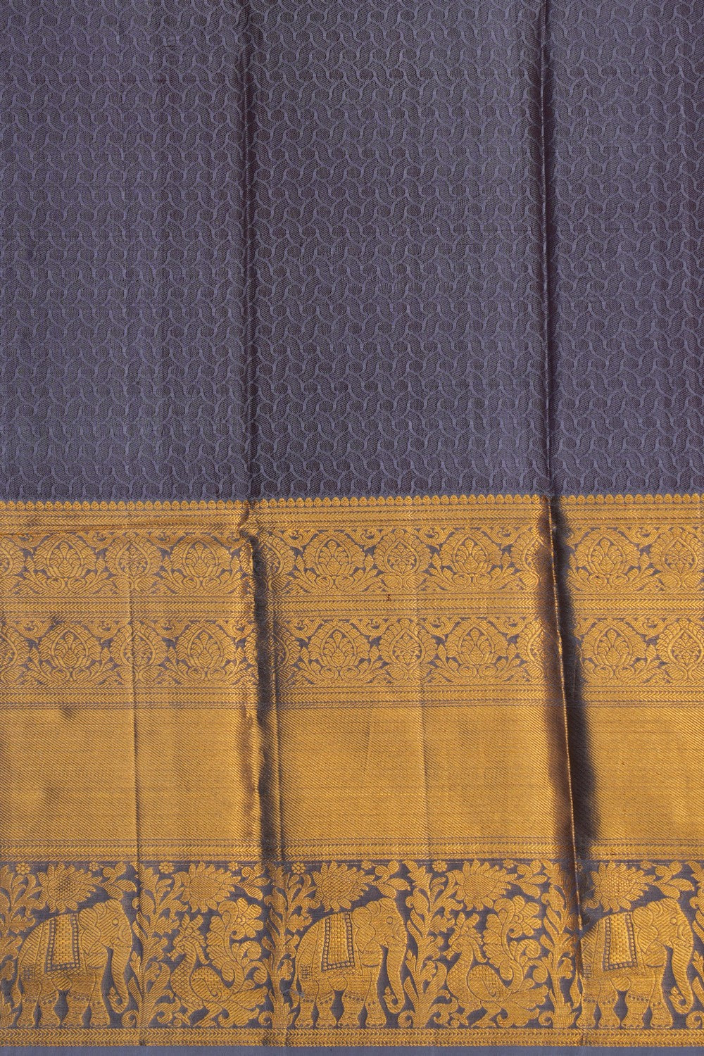 Image of Kanchipattu Brocade Purple Saree